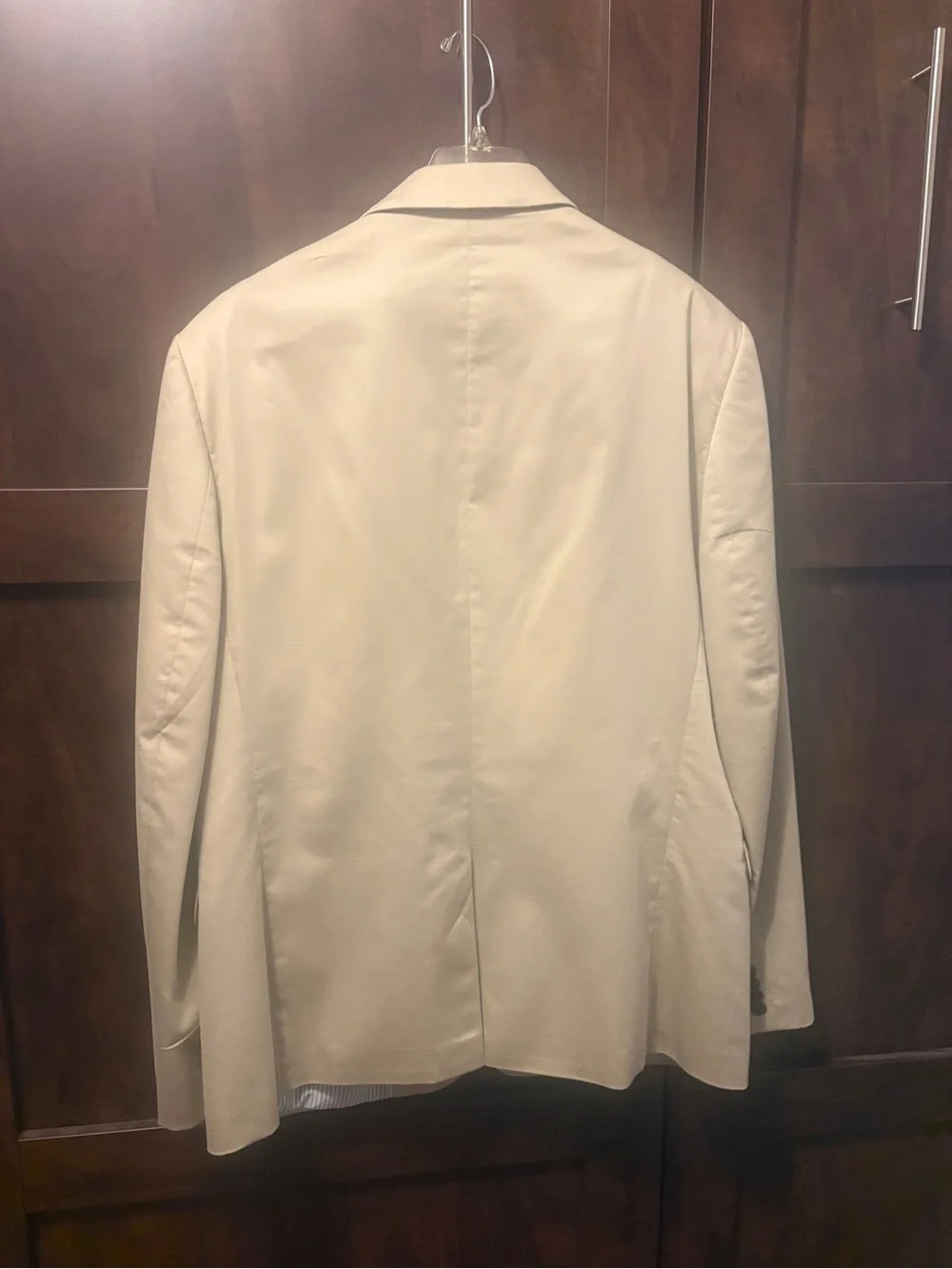 Express Men's Light Khaki Two-Piece Suit Pants size 38x32